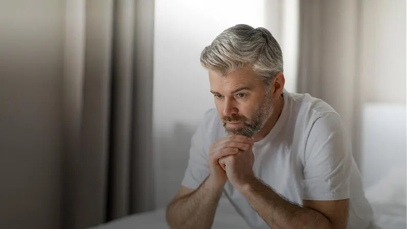 a man deep in thought